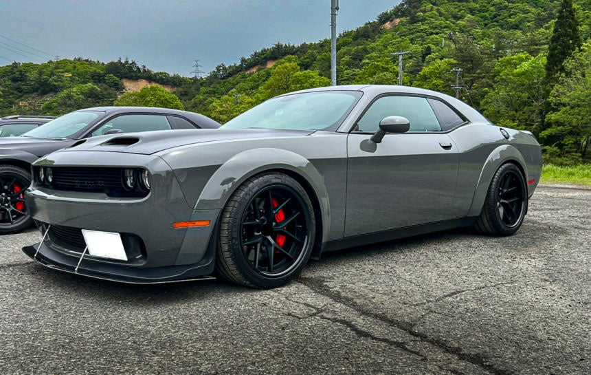 Black Dodge Challenger Rims