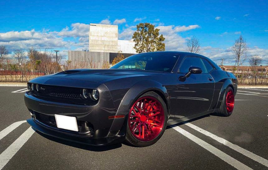 Black Dodge Challenger Rims