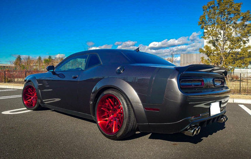 Custom Highlight Decal Stripes For Dodge Challenger 20-inch Wheels – Choose Your Color (3M/Oracal)