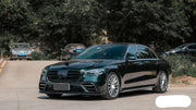DRY CARBON BODY KIT for MERCEDES BENZ S CLASS AMG W223 2020+  Set includes:  Front Lip with LED Trunk Spoiler Rear Diffuser Air Vents