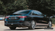 DRY CARBON BODY KIT for MERCEDES BENZ S CLASS AMG W223 2020+  Set includes:  Front Lip with LED Trunk Spoiler Rear Diffuser Air Vents