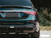 DRY CARBON BODY KIT for MERCEDES BENZ S CLASS AMG W223 2020+  Set includes:  Front Lip with LED Trunk Spoiler Rear Diffuser Air Vents