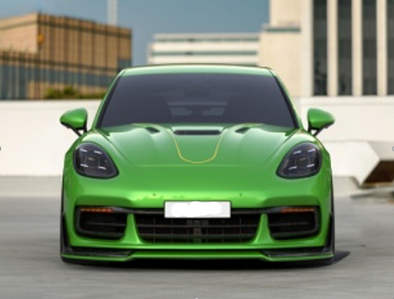 Forza Performace Disign Dry Carbon Body Kit For Porsche Panamera 971 2017+  Set include:  Front Lip Side Skirts  Rear Diffuser  Spoiler Material: Dry Carbon  NOTE: Professional installation is required.
