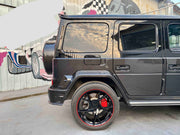 Dry Carbon Fiber Wide Body Kit for Mercedes-Benz G-Class W463A W464 2018+

Set includes:

Front Bumper
LED DRL
Hood | Bonnet
Front Fender Flares
Front Door Panels
Rear Fender Flares
Rear Door Panels
Rear Bumper
Roof Light bar with LED DRL
Roof Spoiler

Material: Dry Carbon Fiber

NOTE: Professional installation is required

Payment ►
Visa
Mastercard
PayPal with a credit card (add 4.4% at checkout)
Payoneer
Cryptocurrency
Shipment ►
By express DHL/UPS/TNT/FedEx
To the local international airport
Special line