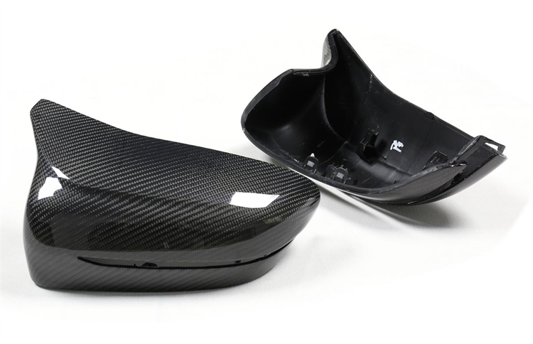 Dry Carbon Mirror Covers For BMW M5 F90 LCI 2020+ CS  Set include:  Mirror Covers Material: Real Dry Carbon Fiber  Note Professional installation is required