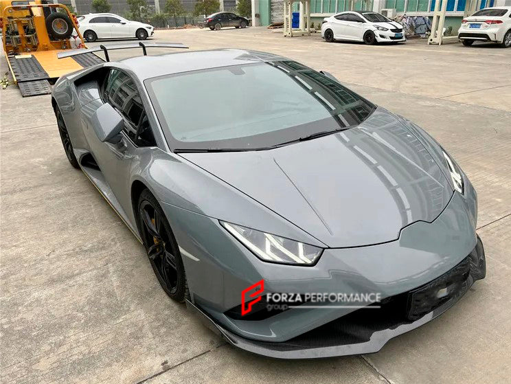 NOVITEC DRY CARBON FRONT LIP FOR LAMBORGHINI HURACAN EVO RWD