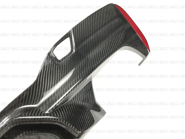 Dry Carbon Rear Diffuser For BMW 5 Series G30 G38 2017-2020  Set Include:  Rear Duffuser Material: Dry Carbon  NOTE: Professional installation is required.
