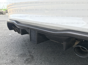 K Style Dry Carbon Rear Diffuser With LED Light For BMW M2 F87  Set Include:  Rear Diffuser With LED Light Material: Dry Carbon  NOTE: Professional installation is required.