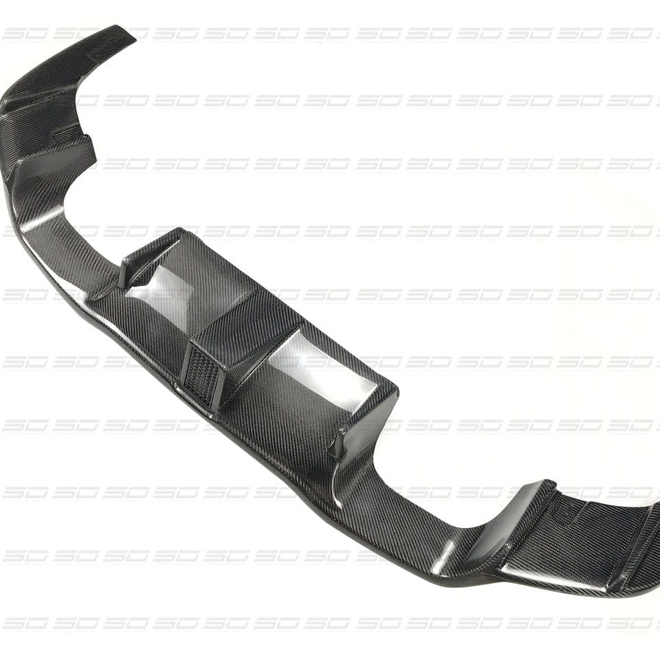 K Style Dry Carbon Rear Diffuser With LED Light For BMW M2 F87  Set Include:  Rear Diffuser With LED Light Material: Dry Carbon  NOTE: Professional installation is required.