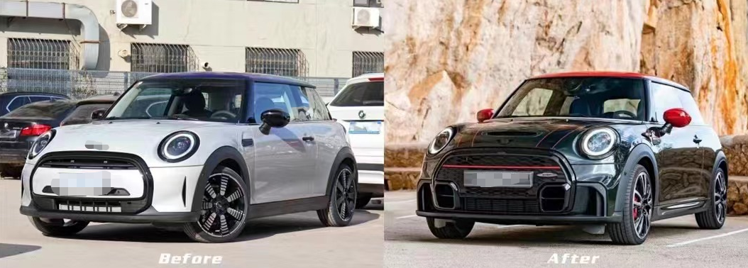 Conversion Old To New JCW Body Kit for Mini Cooper F56 F57 2D F55 4D 2014 - 2020 