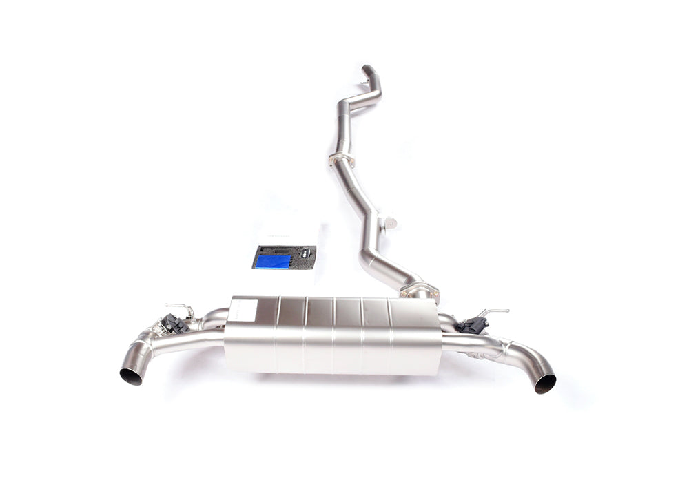VALVED EXHAUST CATBACK MUFFLER for BMW G12 7 SERIES 740L 2.0T 2019 - 2022  Set includes:  Center Pipes Muffler with valves Valve control box with remote control (you may also reuse your factory exhaust valve motors)