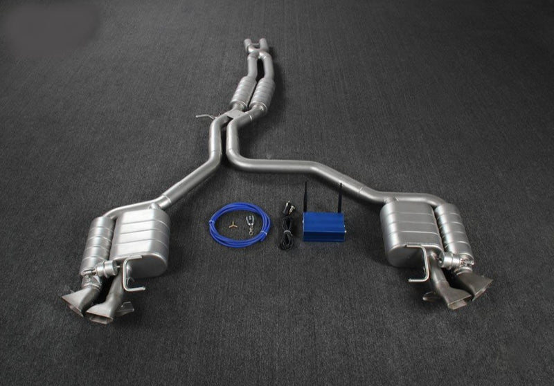 VALVED EXHAUST CATBACK MUFFLER for Audi A8 2.5/3.0T