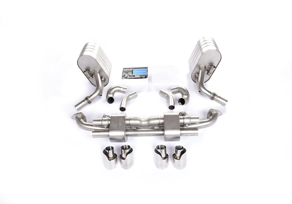 VALVED EXHAUST CATBACK MUFFLER for Porsche 991.1 Carrera S 2012-2016