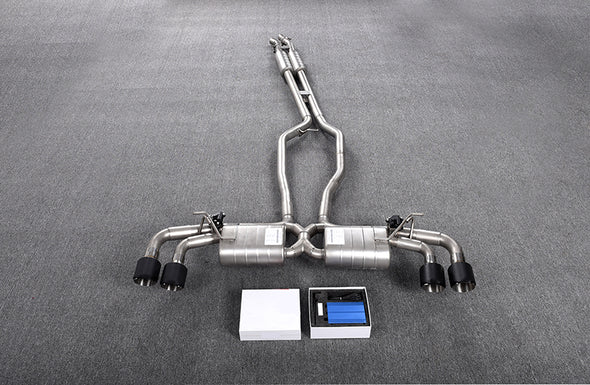 VALVED EXHAUST CATBACK MUFFLER for Porsche Cayenne 3.6