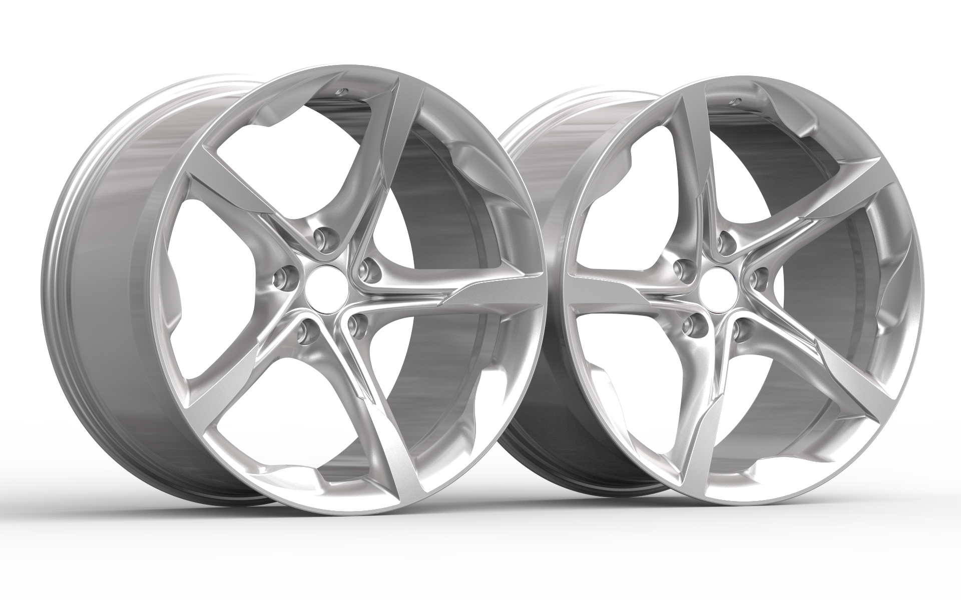 FERRARI SF90 DESIGN FORGED WHEELS RIMS FOR CHEVROLET CORVETTE C8 2020 ...