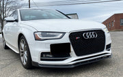 Carbon Fiber Front Lip For Audi S4/A4 B8 2013-2015  Set include:   Front BLip Material: Carbon Fiber / Forged Carbon  NOTE: Professional installation is required 