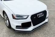 Carbon Fiber Front Lip For Audi S4/A4 B8 2013-2015  Set include:   Front BLip Material: Carbon Fiber / Forged Carbon  NOTE: Professional installation is required 