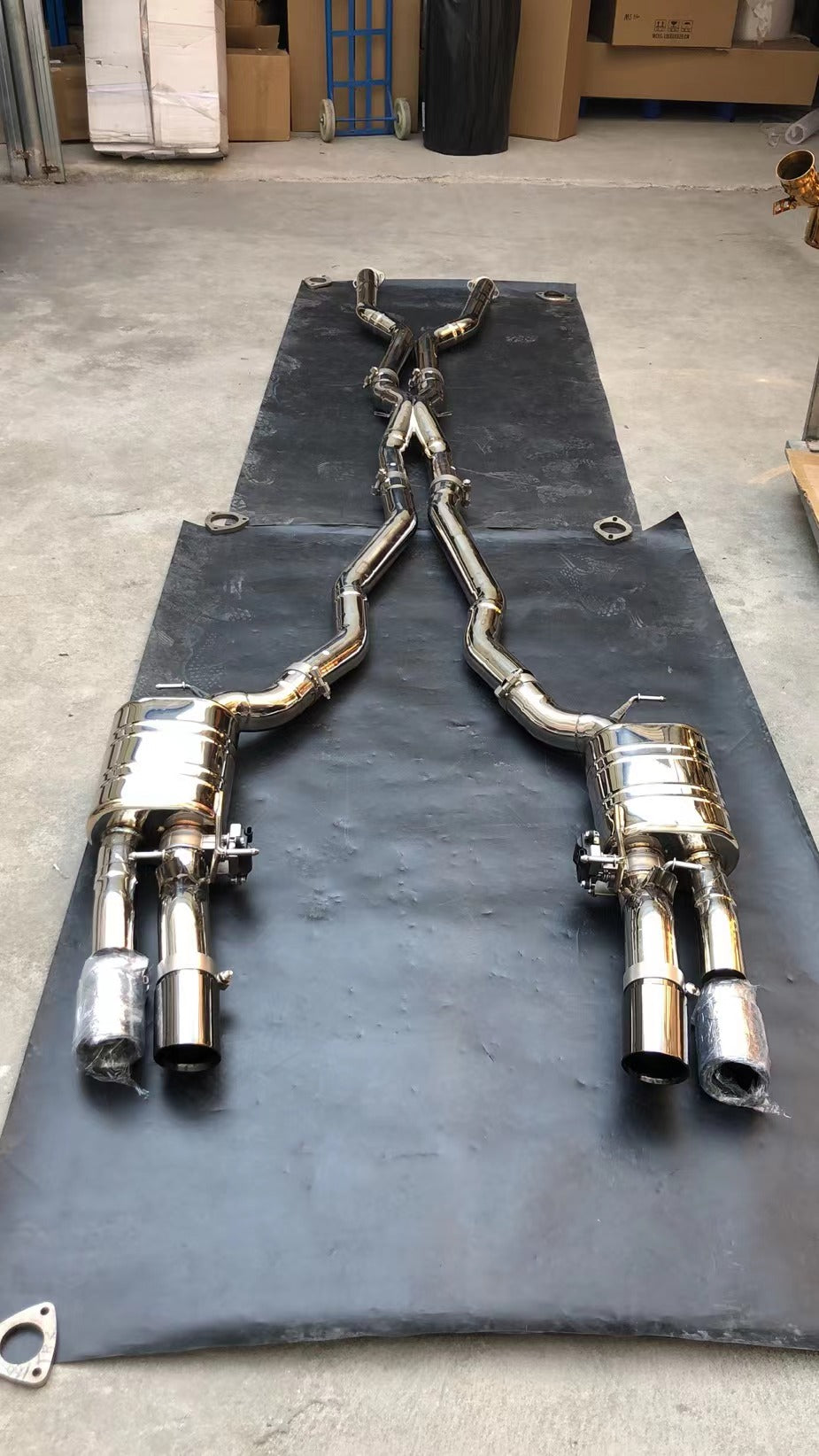 for BMW M6 F06 F12 Catback exhaust muffler system 2012 - 2018