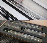 SILVER PAINTED ILLUMINATED DOOR SILL TRIM COVERS for MERCEDES BENZ G CLASS W463A W464 2018 - 2023

Set includes:

2 pcs for Front Doors
2 pcs for Rear Doors

Note: Professional installation is required. Need to remove OEM door sills