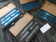 SILVER PAINTED ILLUMINATED DOOR SILL TRIM COVERS for MERCEDES BENZ G CLASS W463A W464 2018 - 2023

Set includes:

2 pcs for Front Doors
2 pcs for Rear Doors

Note: Professional installation is required. Need to remove OEM door sills