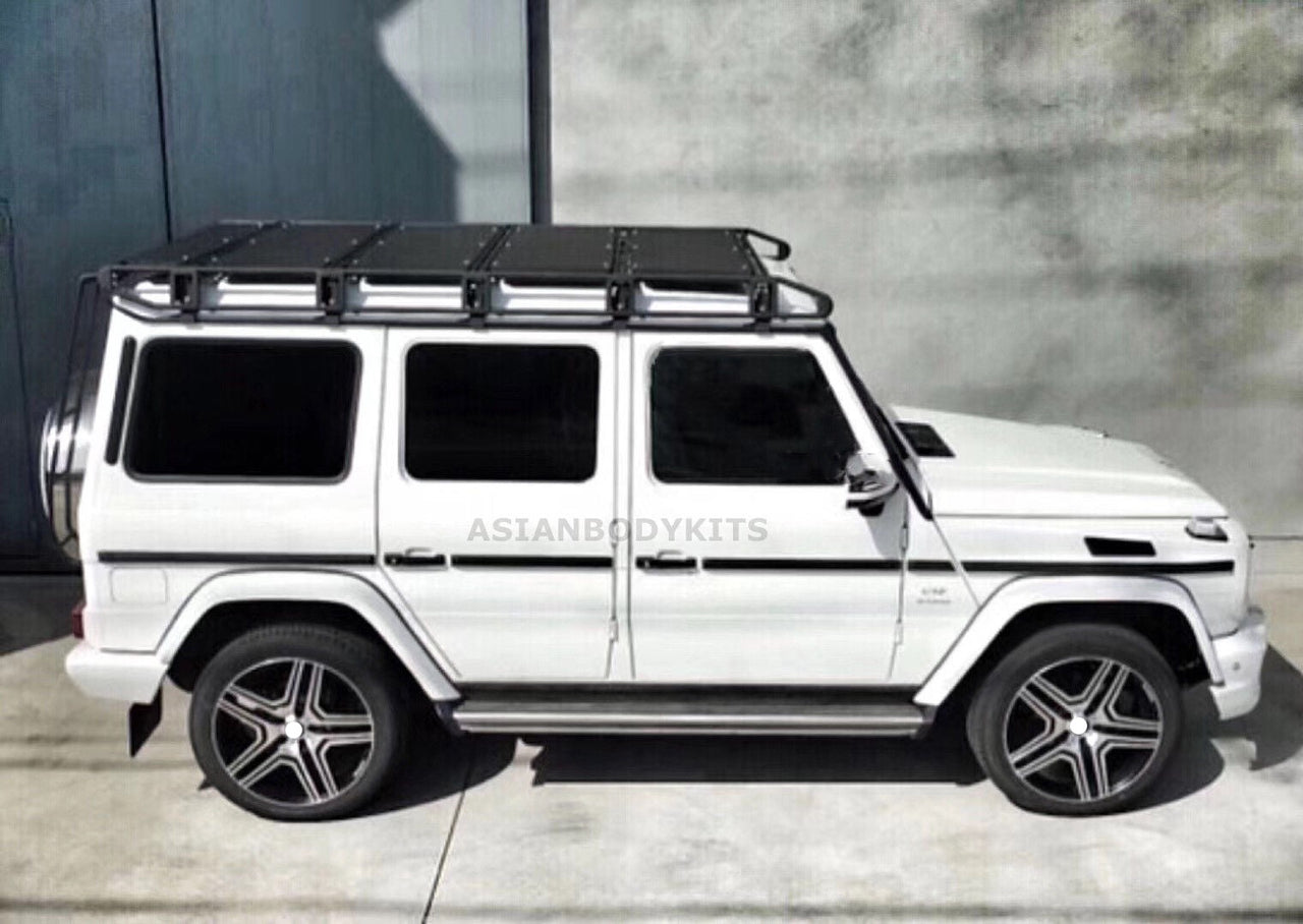 for Benz G class W463 G500 G350 G63 Roof Rack Rail Cross Bar Luggage with Ladder - Forza Performance Group