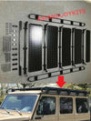 for Benz G class W463 G500 G350 G63 Roof Rack Rail Cross Bar Luggage with Ladder
