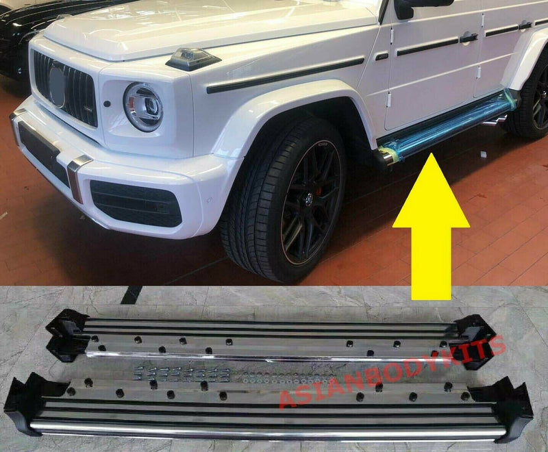 for Mercedes Benz G class W463A W464 Running Boards Side Step Bars G550 G63 2018+