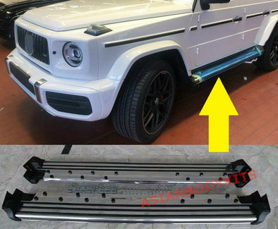 for Mercedes Benz G class W463A W464 Running Boards Side Step Bars G550 G63 2018