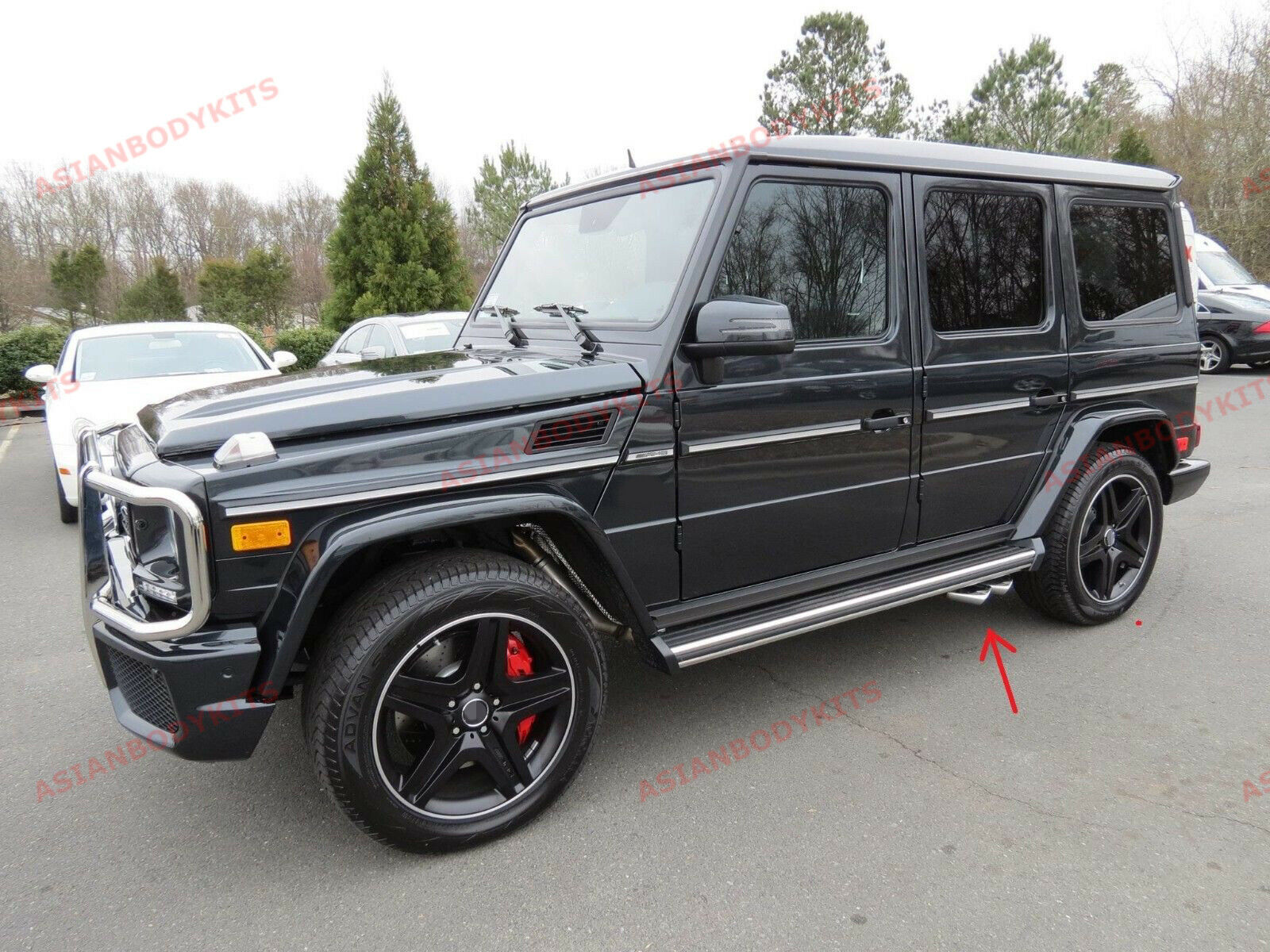 for Mercedes Benz G class W463 G55 G63 AMG Exhaust Muffler with tips G550 - Forza Performance Group