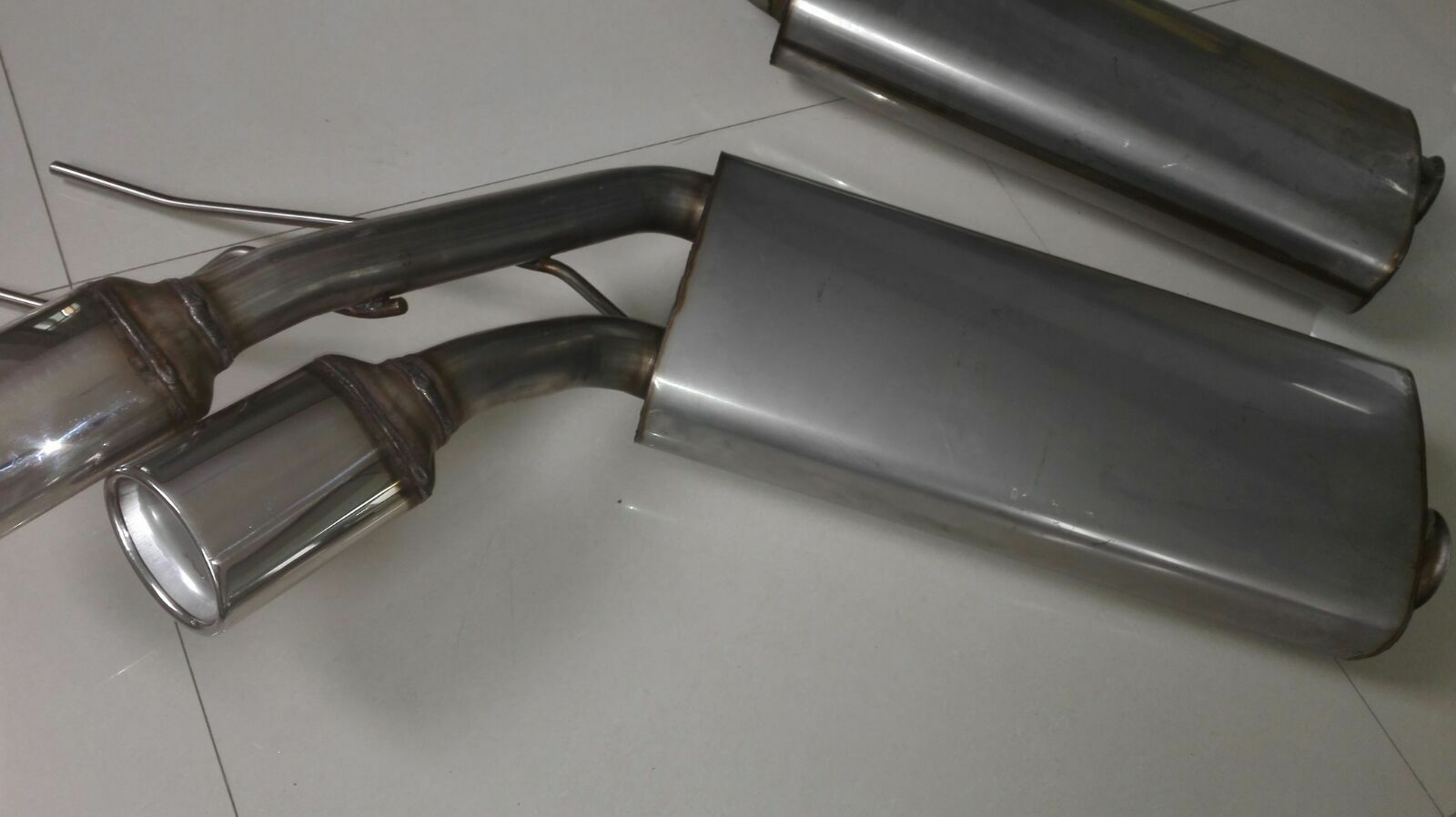 for Mercedes Benz G class W463 G55 G63 AMG Exhaust Muffler with tips G550 - Forza Performance Group