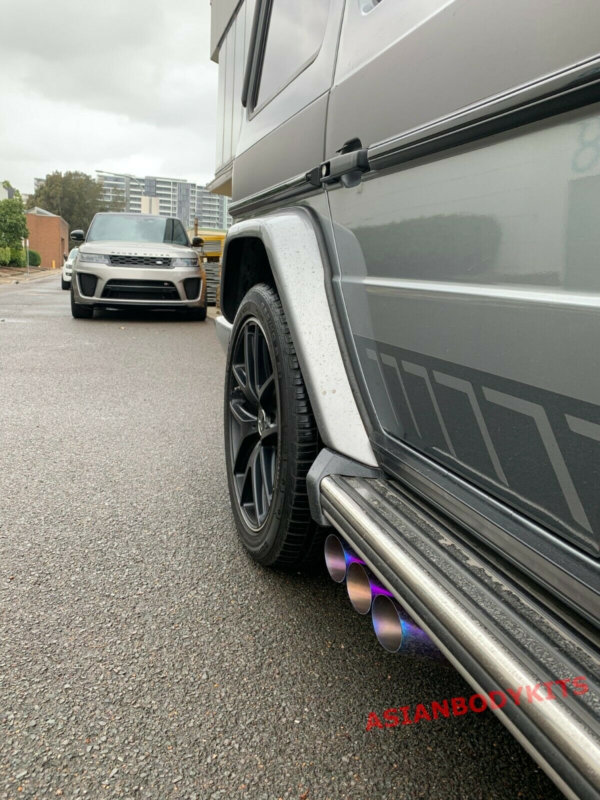 for Mercedes Benz G-class W463 G63 G55 G550 Full TITANIUM exhaust muffler - Forza Performance Group