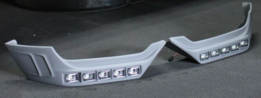 for Mercedes Benz W463 G class G63 FRONT splitters add-on with LED DRL (M-style) - Forza Performance Group