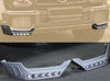 for Mercedes Benz W463 G class G63 FRONT splitters add-on with LED DRL (M-style)