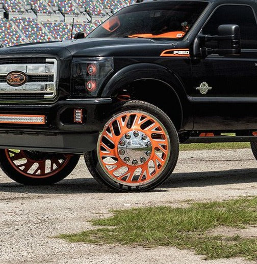 FORGED WHEELS for Ford Bronco Excursion Ford F150 F250 F350 F450 26x16 24x14 22x12 6x120 6x139.7 66.9 100.3 Pickup Big Big Wheel 