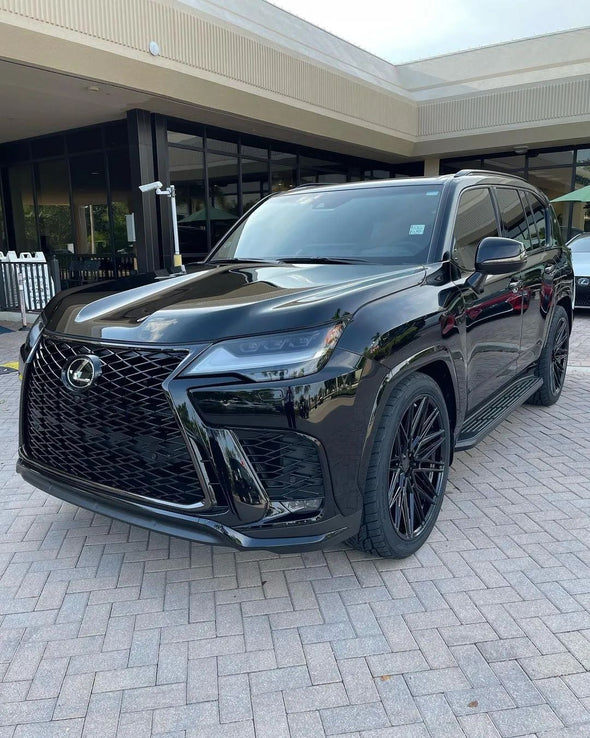 We manufacture premium quality forged wheels rims for LEXUS LX600 in any design, size, color.  Wheels size: 22 x 9.5 ET 45   PCD: 6 X 139.7   CB: 95.1  Forged wheels can be produced in any wheel specs by your inquiries and we can provide our specs