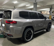 We manufacture premium quality forged wheels rims for   TOYOTA LAND CRUISER 300 LC 300 in any design, size, color.  Wheels size: 22 x 9.5  PCD: 6 X 139.7  CB: 95.1  Forged wheels can be produced in any wheel specs by your inquiries and we can provide our specs