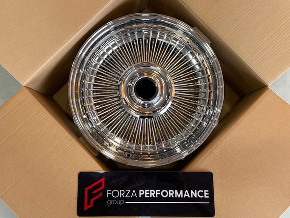 We manufacture premium quality forged wire wheels rims for   CADILLAC ESCALADE CT4 CT6 XT6 CT5 XT4 XT5 CTS in any design, size, color.  Central Part: Stainless Steel  Spokes: 20 inch - 100 Spokes   22 inch - 140 Spokes   24 inch - 180 Spokes  26 inch - 200 Spokes  Forged wire wheels can be produced in any wheel specs by your inquiries and we can provide our specs 