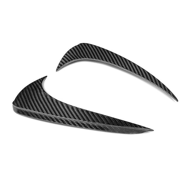 Forza Dry Carbon Front Bumper Canards For Mercedes Benz A Class 35 AMG  
Set include:   
 Canards 
Material: Dry Carbon  
*Each part can send separately. If you need, please contact us.