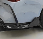 Forza Dry Carbon Rear Bumper Canards For BMW M4 G82/G83 2020+  Set include:  Canards Material: Dry Canards  Note: Professional installation and electrician are required