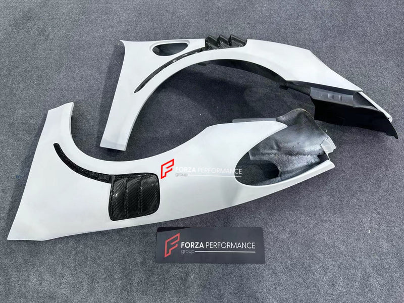 FENDER VENTS for PORSCHE 718 982 CAYMAN BOXSTER 2019+ | GT3 STYLE