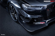 DARWINPRO AERODYNAMICS PCF8363BKSS FULL KIT WITH HOOD 2013-2018 Audi RS6 Avant Bkss Style Wide Body Full Body Kit