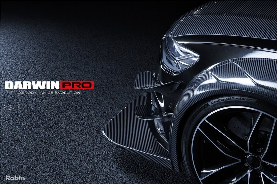 DARWINPRO AERODYNAMICS PCF8363BKSS FULL KIT WITH HOOD 2013-2018 Audi RS6 Avant Bkss Style Wide Body Full Body Kit