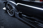 DARWINPRO AERODYNAMICS PCF8363BKSS FULL KIT WITH HOOD 2013-2018 Audi RS6 Avant Bkss Style Wide Body Full Body Kit