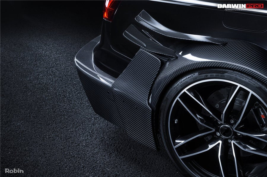 DARWINPRO AERODYNAMICS PCF8363BKSS FULL KIT WITH HOOD 2013-2018 Audi RS6 Avant Bkss Style Wide Body Full Body Kit