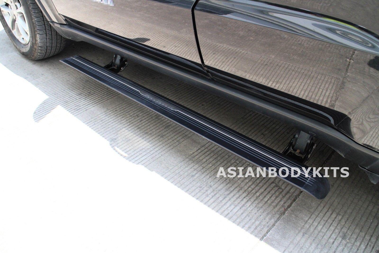 SIDE STEP DEPLOYABLE RUNNING BOARDS POWER for JEEP GRAND CHEROKEE 2014-2017

Side Step Bars
Electric Motors with Brackets
Fixing Accessories/wires with the Control Unit

General installation note:

Professional installation is required. Sometimes drilling may be required.
Will not fit if you have OEM side step running boards.
Sometimes cutting plastic side skirt on the bottom is needed.
Professional electrician required. Sidestep control unit connects to OBD/CAN bus/Door switch, depending on the car m