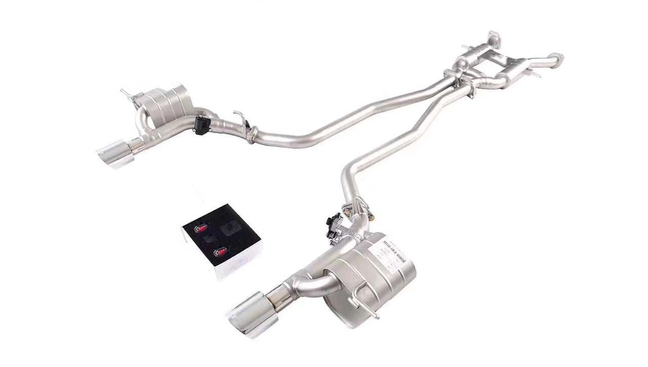 VALVED EXHAUST CATBACK MUFFLER for Jeep Cherokee SRT 3.0/3.6T