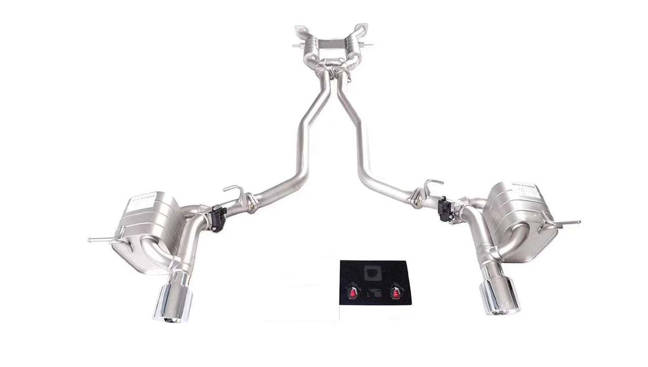 VALVED EXHAUST CATBACK MUFFLER for Jeep Cherokee SRT 3.0/3.6T