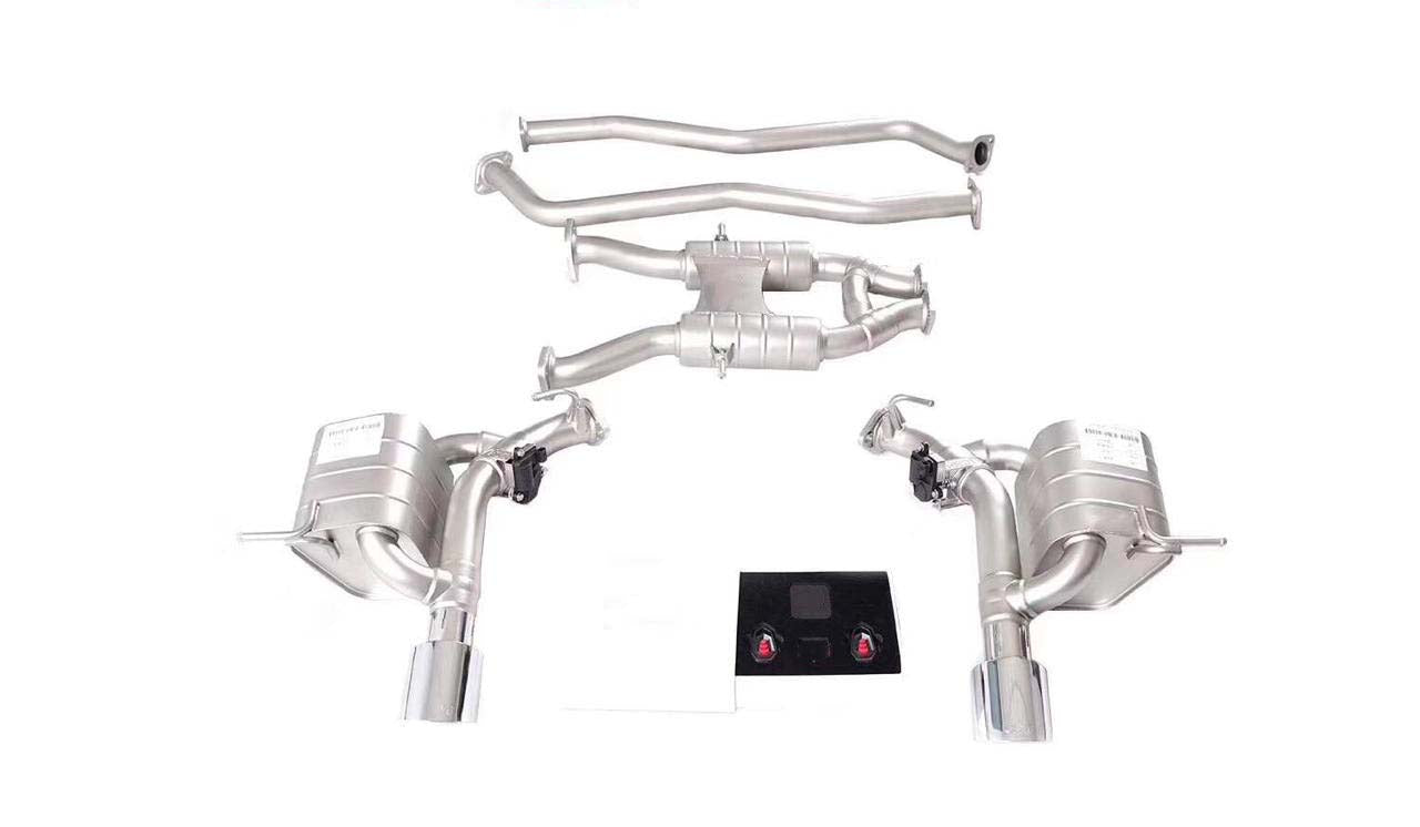 VALVED EXHAUST CATBACK MUFFLER for Jeep Cherokee SRT 3.0/3.6T