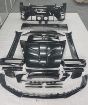 FULL DRY CARBON BODY KIT V3 for PORSCHE 911 992 2018+  Set includes:  Front Lip Front Bumper Vents Side Skirts Hood/Bonnet Spoiler Rear Bumper Mirror Covers Trunk Spoiler Exhaust Tips