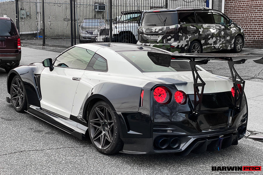 Darwinpro 2008-2020 Nissan GTR R35 CBA/DBA/EBA BKSSII Style Partial Carbon Fiber Full Wide Body Kit